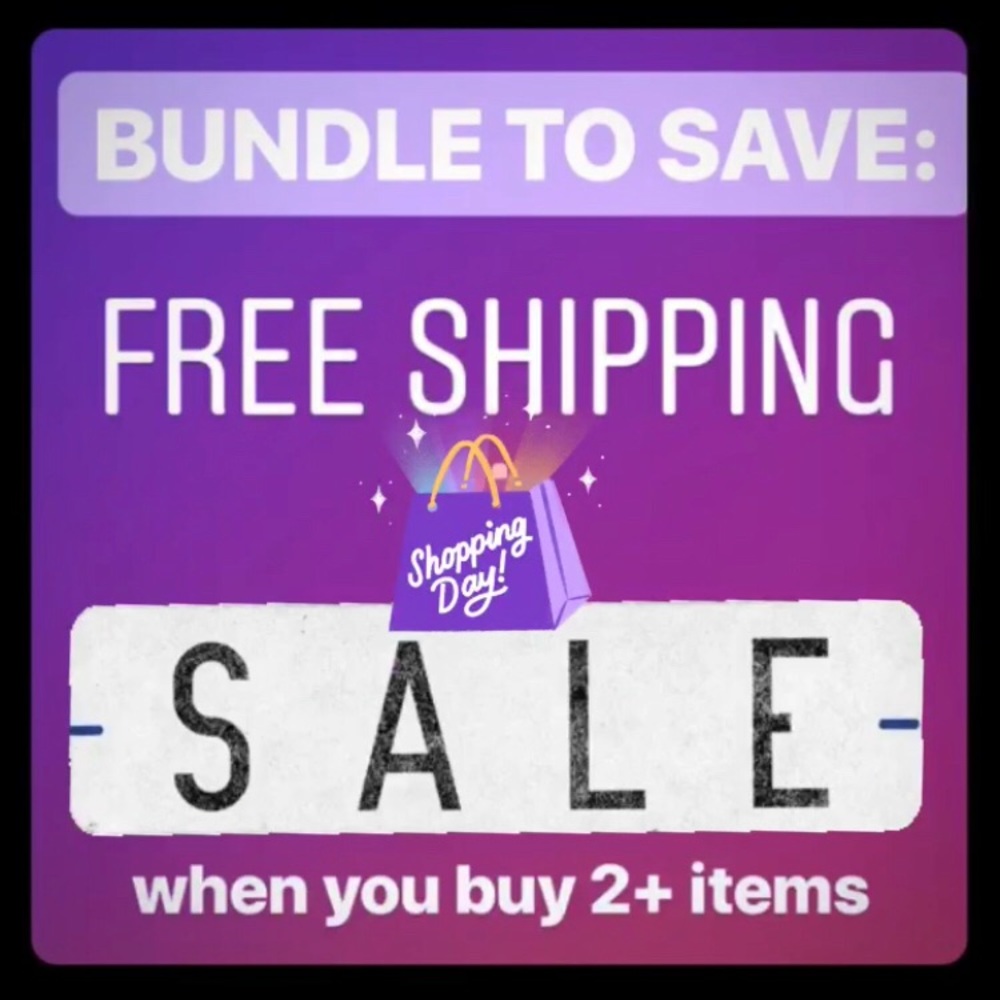 FREE SHIPPING! When you buy two or more items!